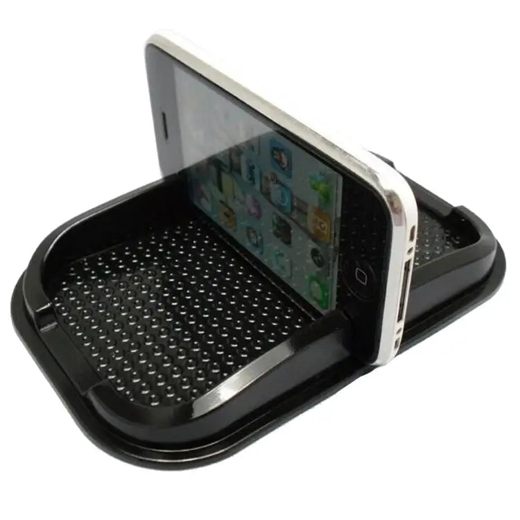 Punctate Car Phone Slip Mat Black - Black