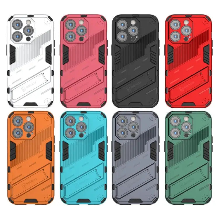 Punk Armor 2 in 1 PC + TPU Phone Case For iPhone 14 Pro Max - Apple Accessories