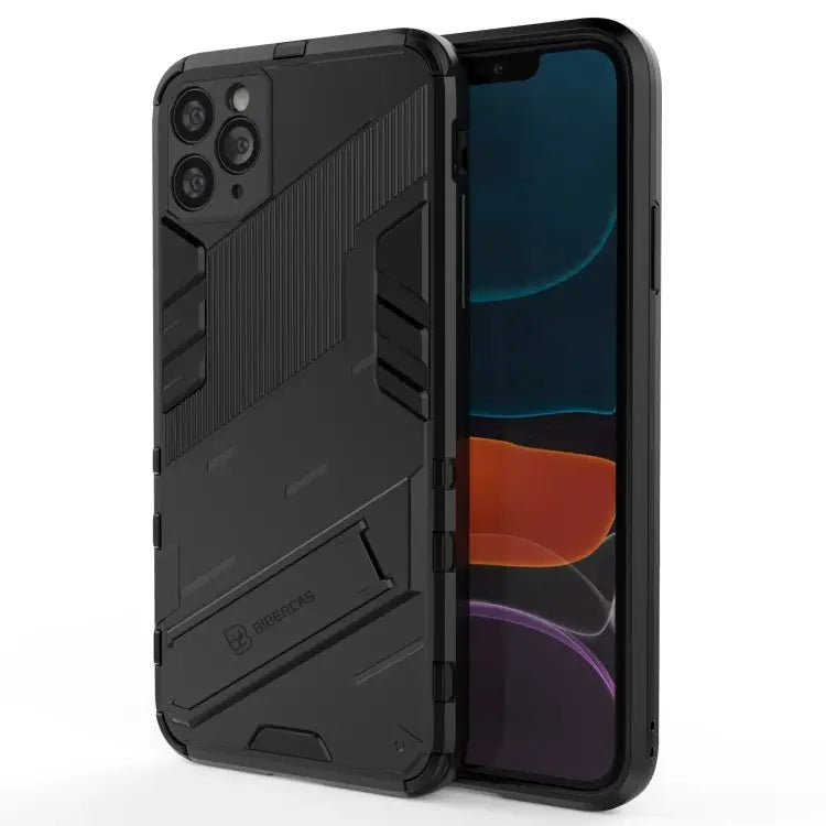 Punk Armor 2 in 1 PC + TPU Shockproof Case with Invisible Holder For iPhone 11 Pro Max For iPhone X / XS For iPhone XR