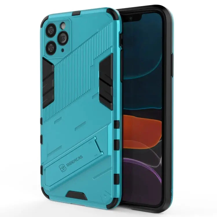 Punk Armor 2 in 1 PC + TPU Shockproof Case with Invisible Holder For iPhone 11 Pro Max For iPhone X / XS For iPhone XR