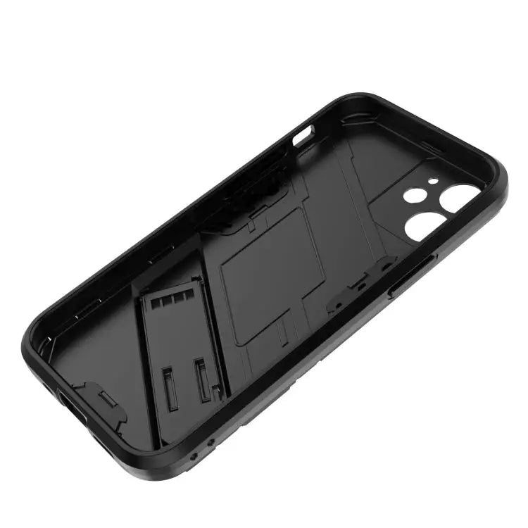 Punk Armor 2 in 1 PC + TPU Shockproof Case with Invisible Holder For iPhone 12 mini For iPhone 12 For iPhone 12 Pro