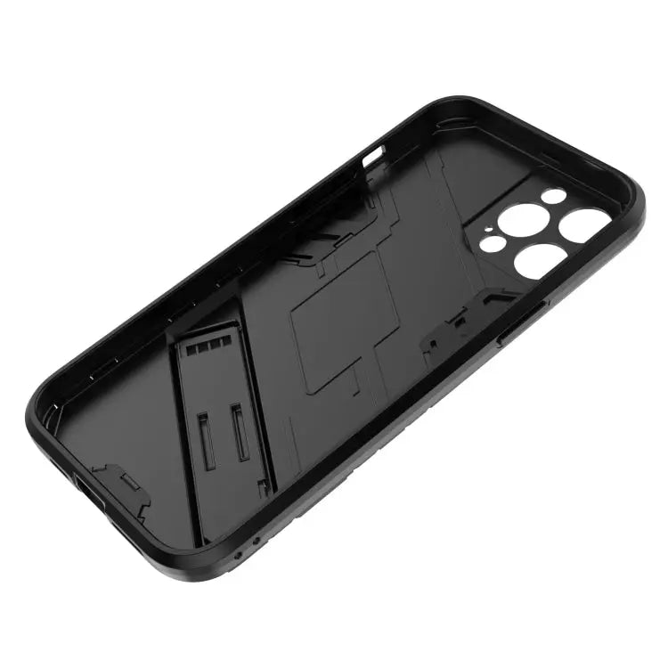 Punk Armor 2 in 1 PC + TPU Shockproof Case with Invisible Holder For iPhone 12 Pro Max For iPhone 11 Pro For iPhone 11