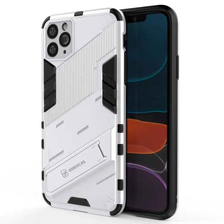 Punk Armor 2 in 1 PC + TPU Shockproof Case with Invisible Holder For iPhone 11 Pro Max For iPhone X / XS For iPhone XR