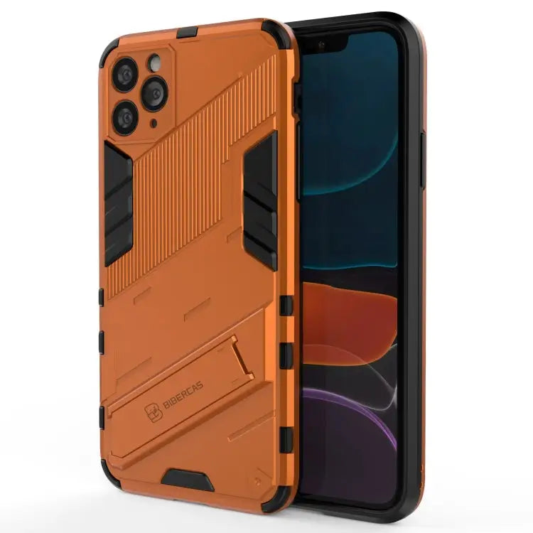 Punk Armor 2 in 1 PC + TPU Shockproof Case with Invisible Holder For iPhone 11 Pro Max For iPhone X / XS For iPhone XR