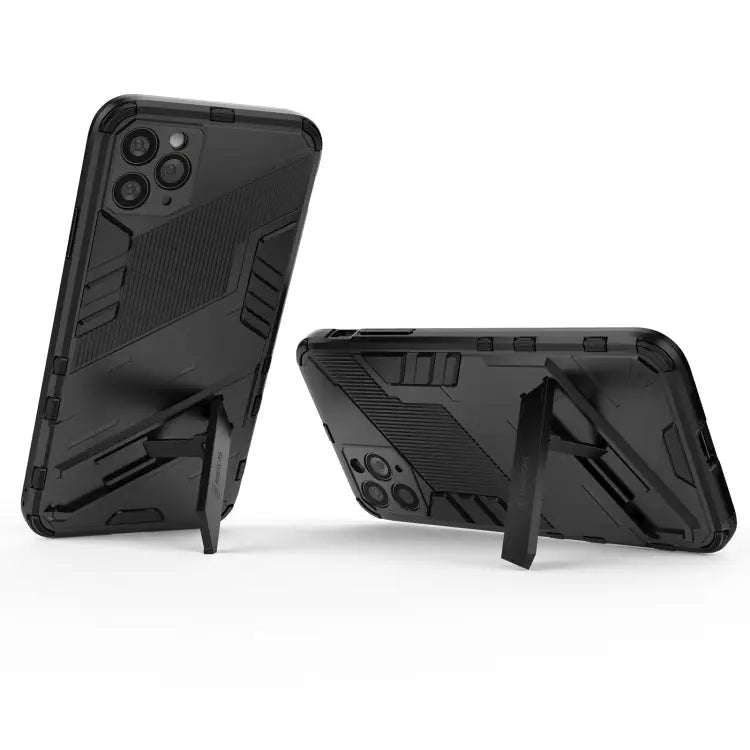 Punk Armor 2 in 1 PC + TPU Shockproof Case with Invisible Holder For iPhone 11 Pro Max For iPhone X / XS For iPhone XR