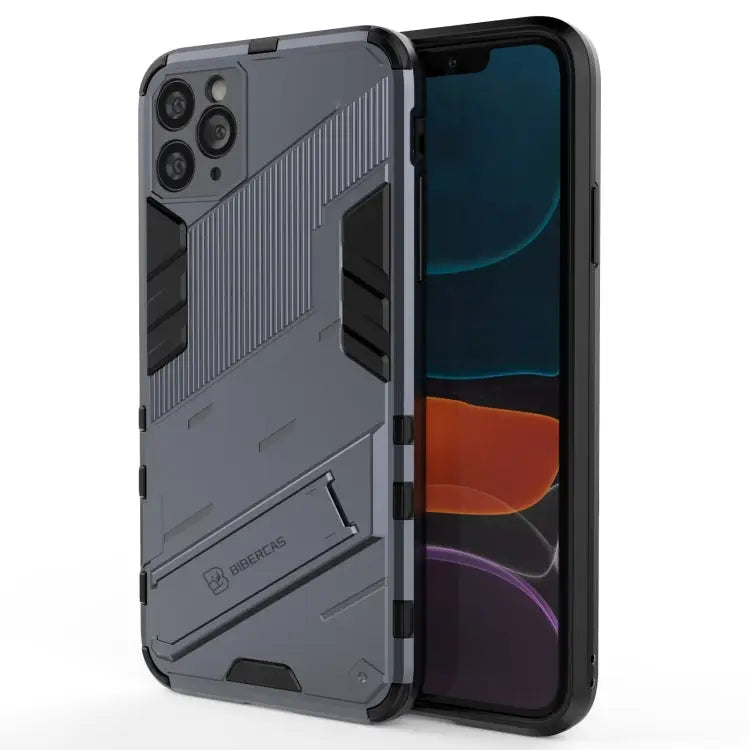 Punk Armor 2 in 1 PC + TPU Shockproof Case with Invisible Holder For iPhone 11 Pro Max For iPhone X / XS For iPhone XR