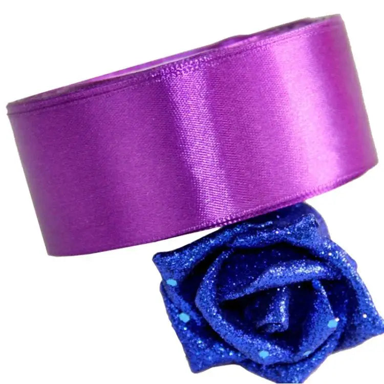 Pure Color DIY Manual Bowknot Gift Bouquet Ribbons Flowers Packaging Ribands Size: 4.0cm*20m Size: 4.0cmx20m - Size: