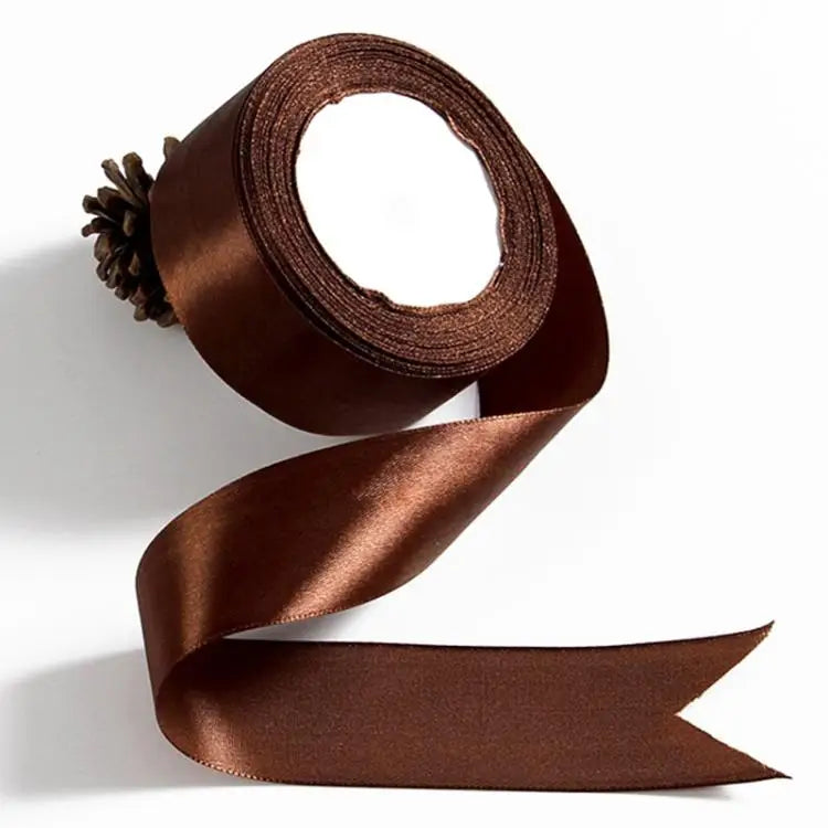 Pure Color DIY Manual Bowknot Gift Bouquet Ribbons Flowers Packaging Ribands Size: 4.0cm*20m Size: 4.0cmx20m - Size: