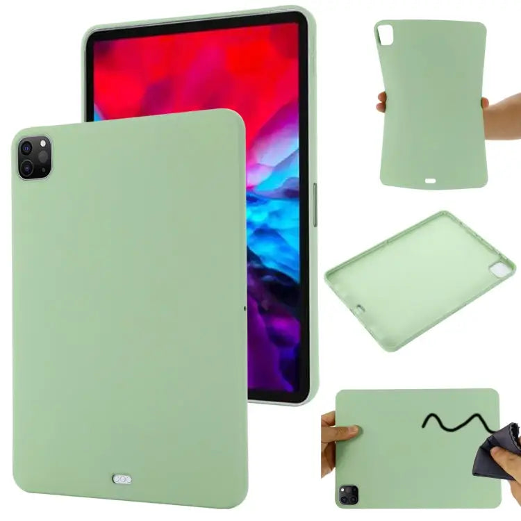 Pure Color Liquid Silicone Shockproof Tablet Case For iPad Pro 12.9 2011 / 2020 / 2018 - For iPad Pro 12.9 2011 / 2020