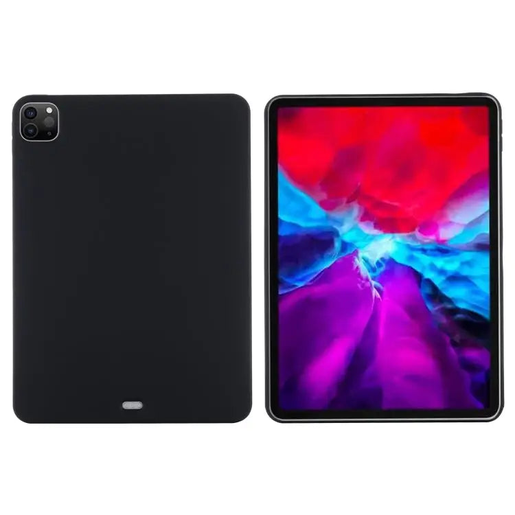 Pure Color Liquid Silicone Shockproof Tablet Case For iPad Pro 12.9 2011 / 2020 / 2018 - Apple Accessories