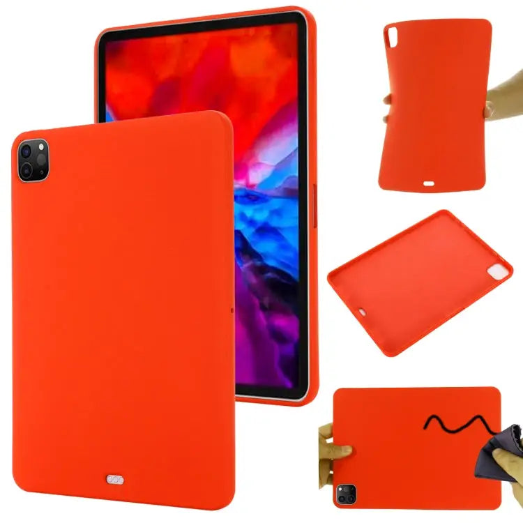 Pure Color Liquid Silicone Shockproof Tablet Case For iPad Pro 12.9 2011 / 2020 / 2018 - For iPad Pro 12.9 2011 / 2020
