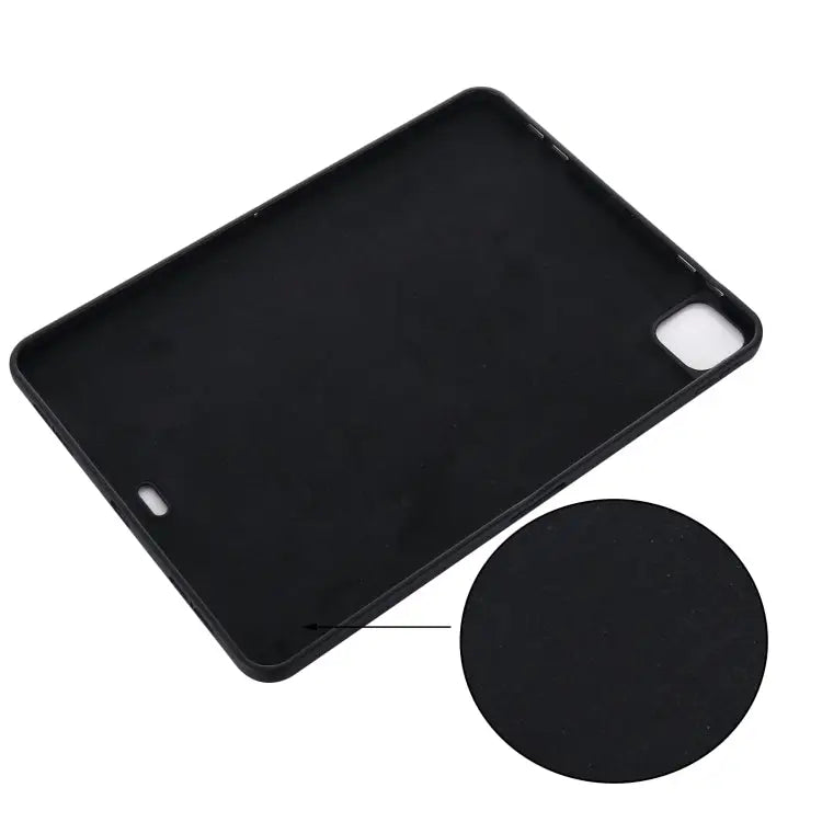 Pure Color Liquid Silicone Shockproof Tablet Case For iPad Pro 12.9 2011 / 2020 / 2018 - Apple Accessories