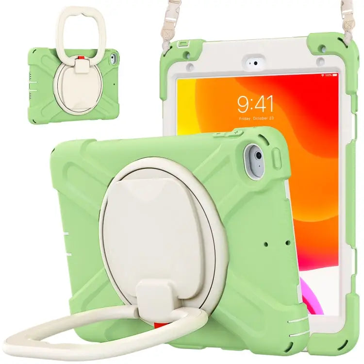 Pure Color Silicone + PC Protective Case with Holder & Shoulder Strap For iPad mini 5 / 4 - For iPad mini 5 / 4