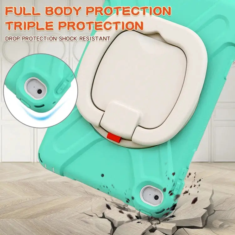 Pure Color Silicone + PC Protective Case with Holder & Shoulder Strap For iPad mini 5 / 4 - Apple Accessories