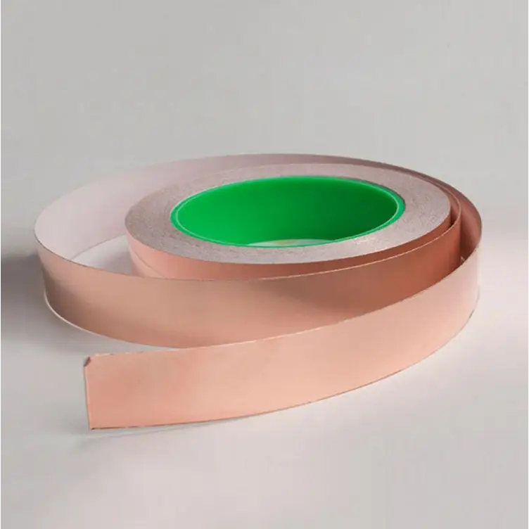 Pure Copper Double-sided Conductive Copper Foil Tape Signal Masking Tape Size: 20m x 10mm Size: 20m x 10mm - Size: 20m