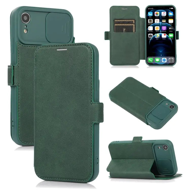Push Window Double Buckle PU + Silicone Horizontal Flip Leather Case with Holder & Card Slot For iPhone 8 Plus & 7 Plus