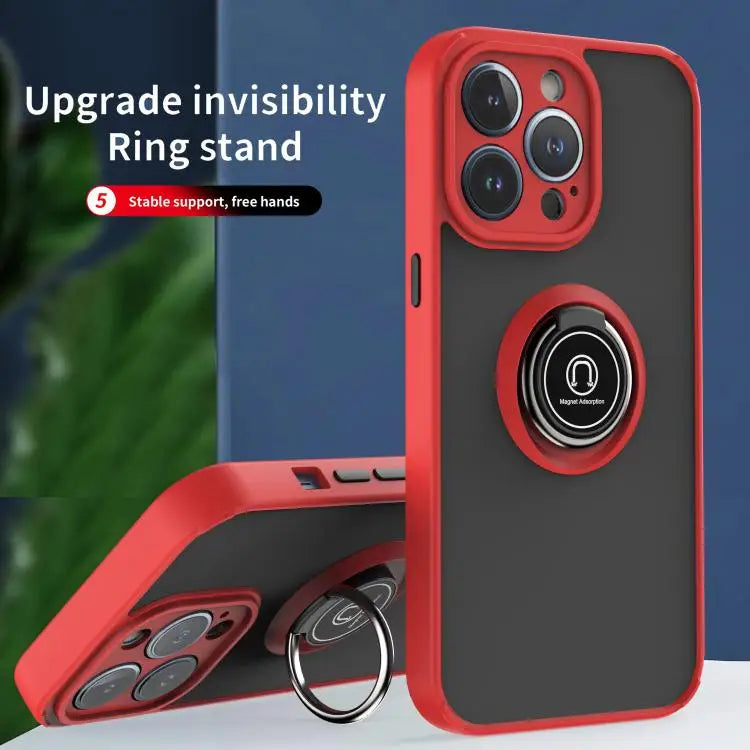 Q Shadow 1 Series TPU + PC Phone Case with Ring For iPhone 13 Pro For iPhone 12 For iPhone 12 Pro Max - Apple