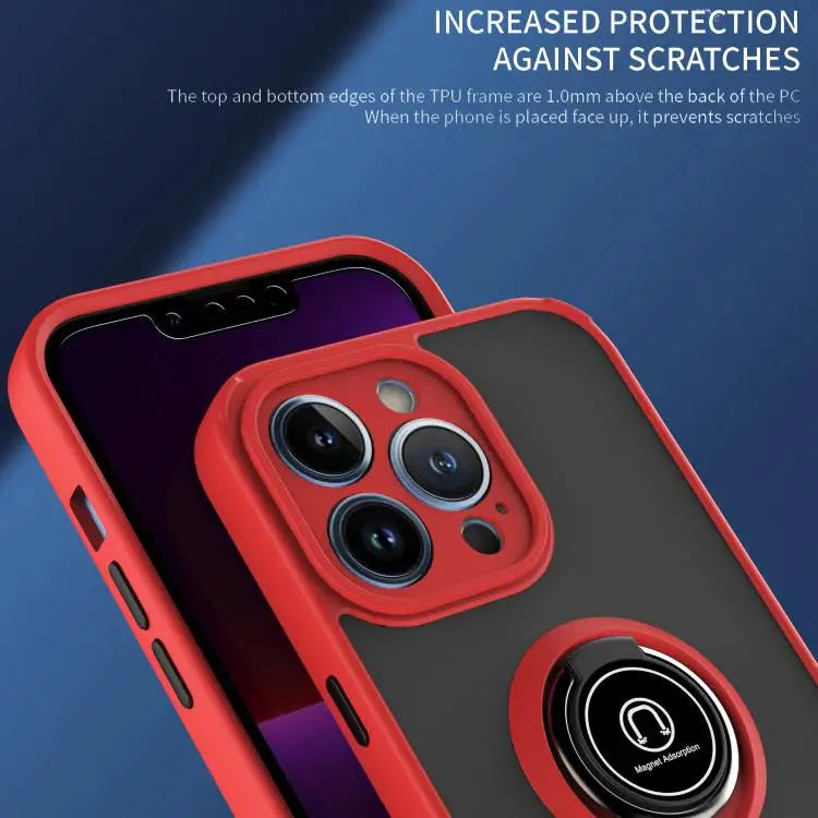 Q Shadow 1 Series TPU + PC Phone Case with Ring For iPhone 13 Pro For iPhone 12 For iPhone 12 Pro Max - Apple