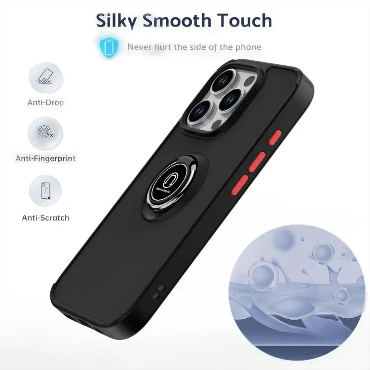 Q Shadow 1 Series TPU + PC Phone Case with Ring For iPhone 16 Pro For iPhone 16 Plus For iPhone 15 Pro Max - Apple