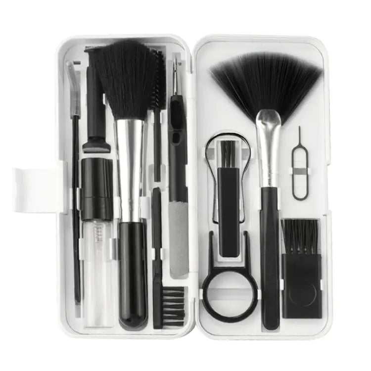 Q10 18 in1 Computer Keyboard Cleaner Brush Kit Earphone Cleaning Pen Keycap Puller Q10 - Q10 - Apple Accessories