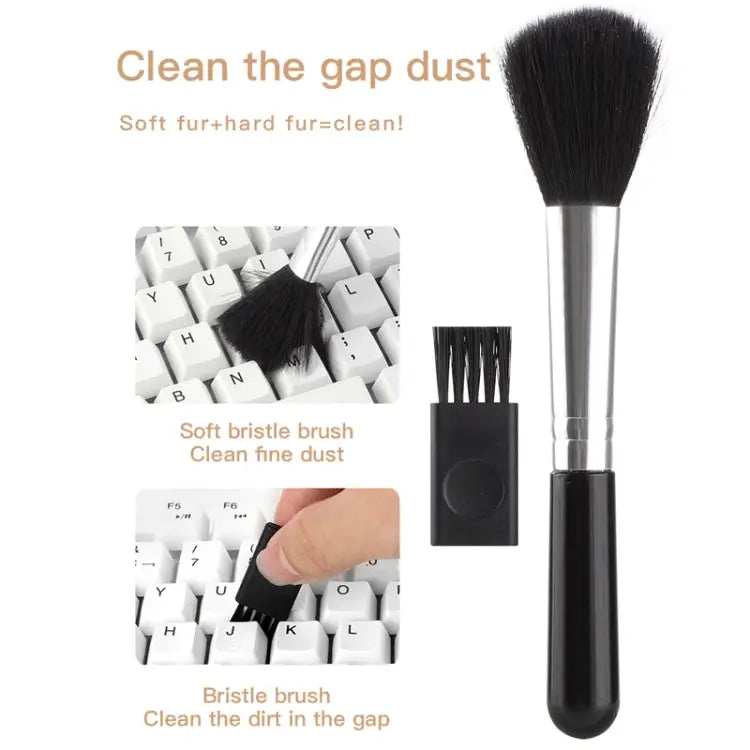Q10 18 in1 Computer Keyboard Cleaner Brush Kit Earphone Cleaning Pen Keycap Puller Q10 - Q10 - Apple Accessories