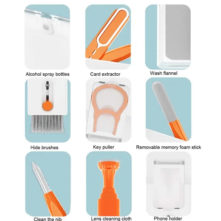 Q11 11-in-1 Multifunctional Bluetooth Headset Cleaning Pen Computer Keyboard Cleaning Kit Q11 - Q11