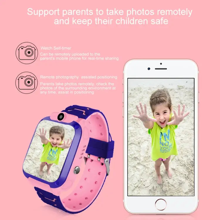 Q120 1.44 inch Color Screen Smartwatch for Children IP67 Waterproof Support LBS Positioning / Two-way Dialing / One-key