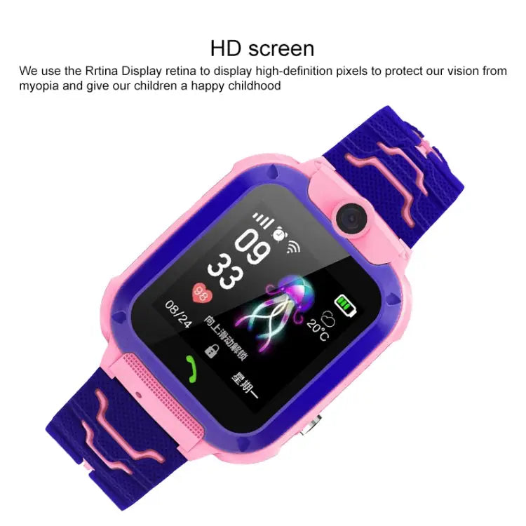 Q120 1.44 inch Color Screen Smartwatch for Children IP67 Waterproof Support LBS Positioning / Two-way Dialing / One-key
