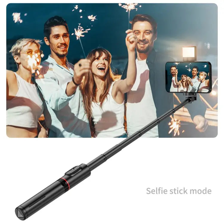 Q12s Bluetooth Remote Control Rotatable Fill Light Tripod Selfie Stick Q12s - Q12s