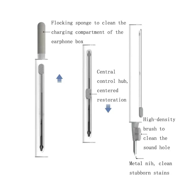 Q5 Bluetooth Earphone Telescopic Cleaning Pen Brush Q5 - Q5