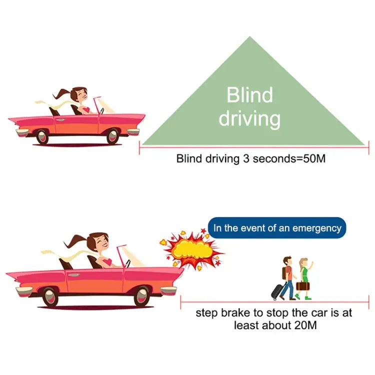Q5 GPS 4 inch Vehicle-mounted Head Up Display Security System Support Running Speed & Direction & Distance / Driving