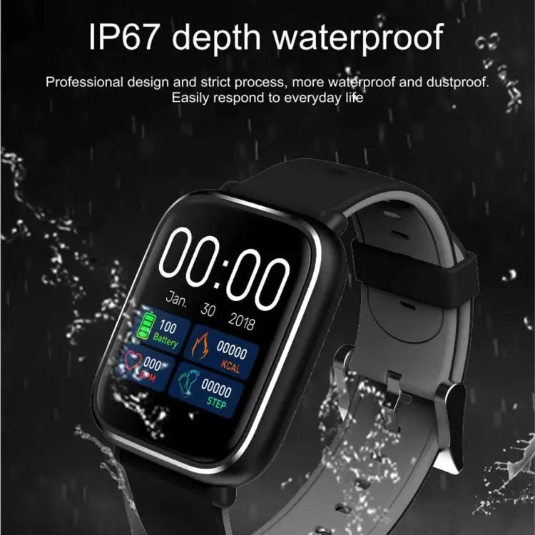 Q58S 1.3 inch TFT Touch Screen IP67 Waterproof Smartwatch Support Call Reminder/ Heart Rate Monitoring /Blood Pressure