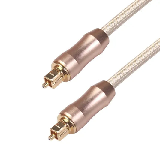 QHG02 SPDIF 1m OD6.0mm Toslink FIBER Male to Male Digital Optical Audio Cable 1m - 1m