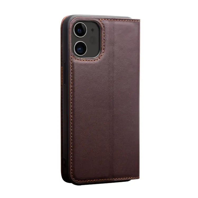 QIALINO Business Horizontal Flip Leather Case with Holder & Card Slots & Wallet For iPhone 12 mini For iPhone 12 / 12
