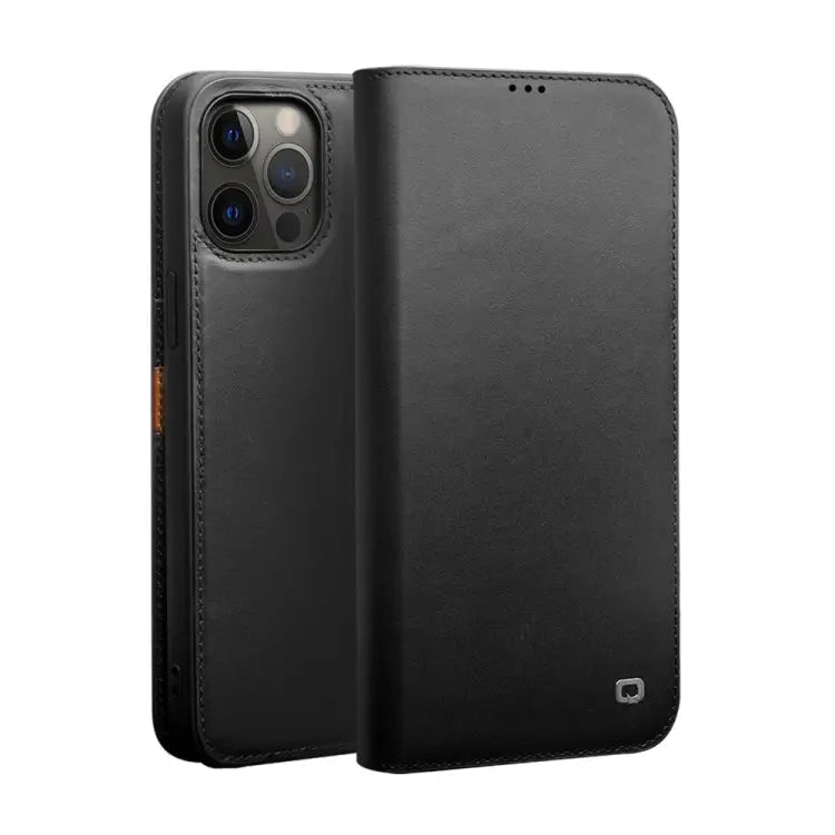 QIALINO Business Horizontal Flip Leather Case with Holder & Card Slots & Wallet For iPhone 12 mini For iPhone 12 / 12