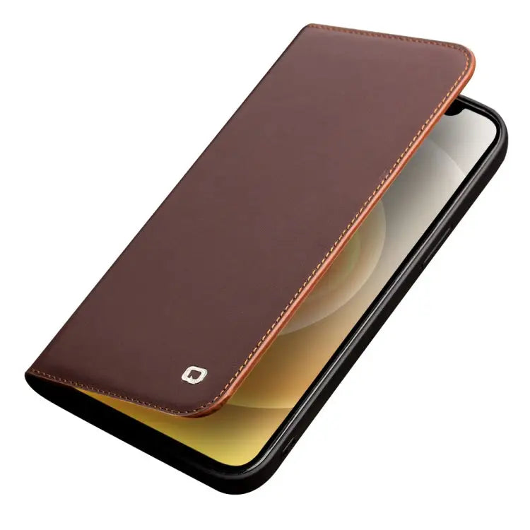 QIALINO Business Horizontal Flip Leather Case with Holder & Card Slots & Wallet For iPhone 12 mini For iPhone 12 / 12