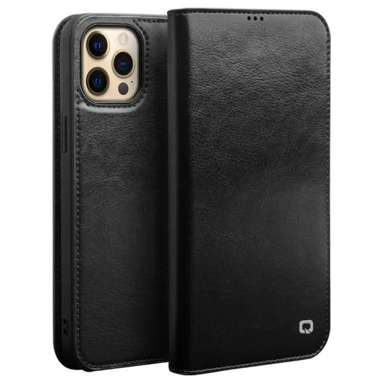 QIALINO Horizontal Flip Leather Case with Holder & Card Slots & Wallet For iPhone 13 For iPhone 13 mini For iPhone 13