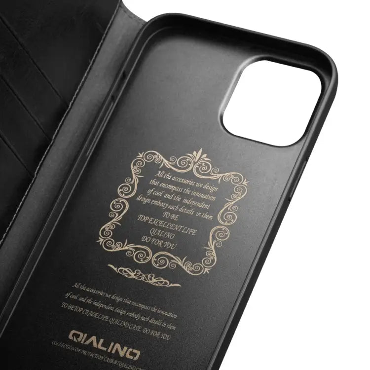 QIALINO Horizontal Flip Leather Case with Holder & Card Slots & Wallet For iPhone 13 For iPhone 13 mini For iPhone 13