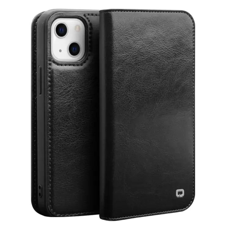 QIALINO Horizontal Flip Leather Phone Case For iPhone 14 For iPhone 14 Plus For iPhone 14 Pro For iPhone 14 Pro Max