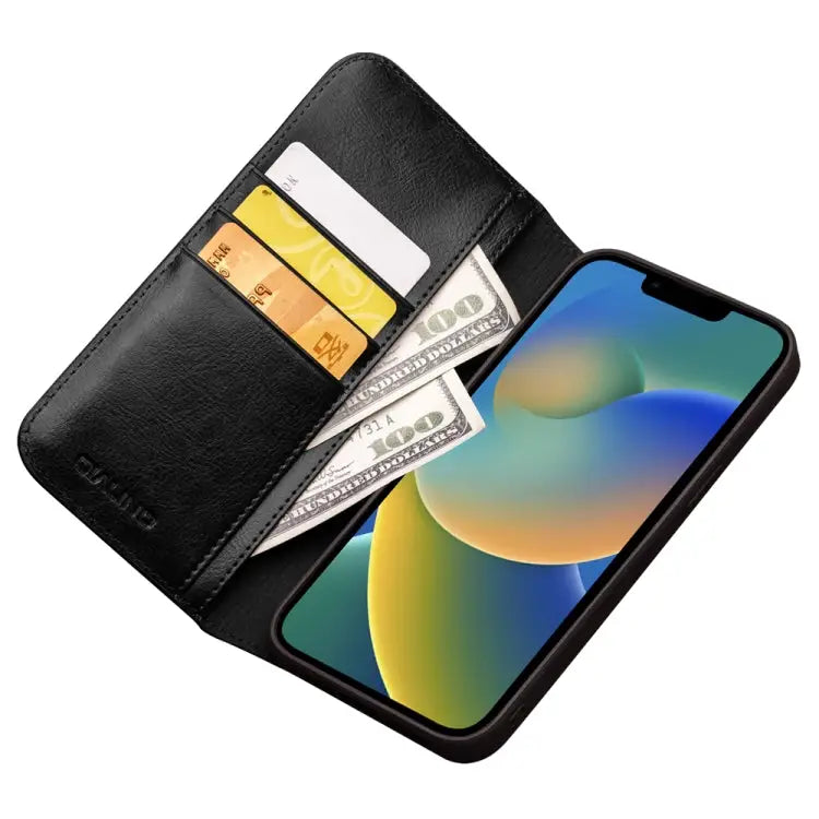 QIALINO Horizontal Flip Leather Phone Case For iPhone 14 For iPhone 14 Plus For iPhone 14 Pro For iPhone 14 Pro Max