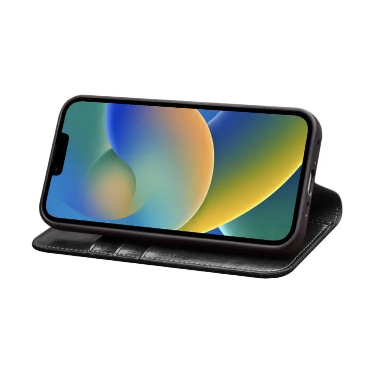 QIALINO Horizontal Flip Leather Phone Case For iPhone 14 For iPhone 14 Plus For iPhone 14 Pro For iPhone 14 Pro Max