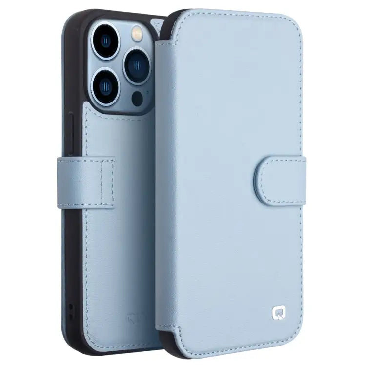 QIALINO Magnetic Buckle Phone Leather Case with Card Slot For iPhone 13 Pro Max For iPhone 13 Pro For iPhone 13