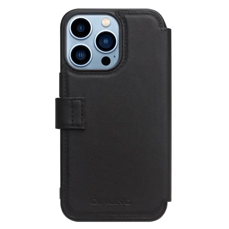 QIALINO Magnetic Buckle Phone Leather Case with Card Slot For iPhone 13 Pro Max For iPhone 13 Pro For iPhone 13