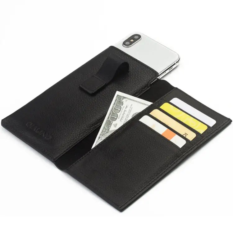 QIALINO Nappa Texture Top-grain Leather Horizontal Flip Wallet Case with Card Slots For iPhone XS / X For iPhone XS Max