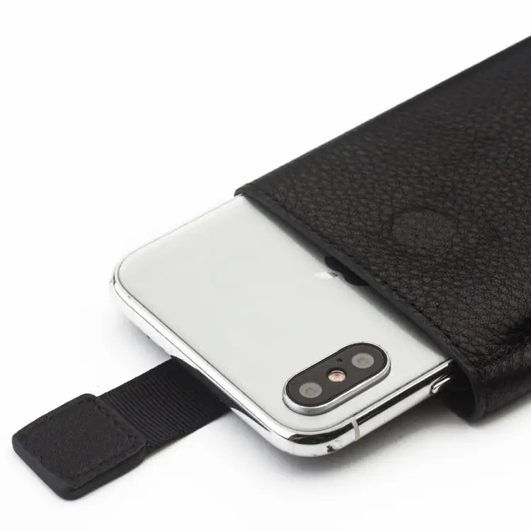 QIALINO Nappa Texture Top-grain Leather Horizontal Flip Wallet Case with Card Slots For iPhone XS / X For iPhone XS Max