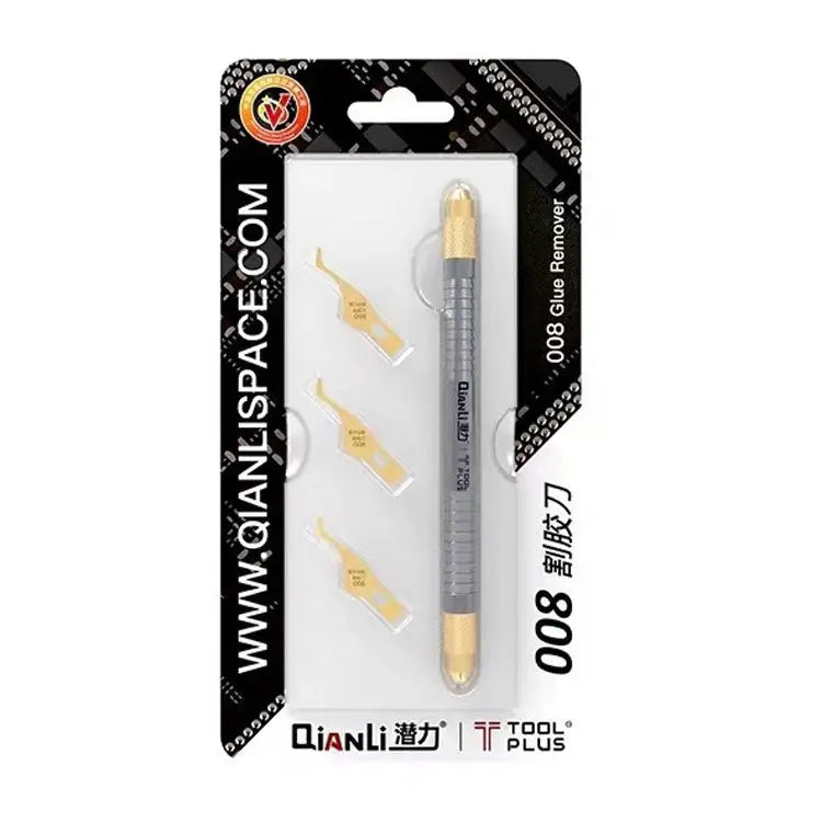 QIANLI 008 Multifunctioal CPU IC Glue Remover Knife Thin Blade Motherboard BGA Chip Glue Cleaning Knife - QIANLI 008