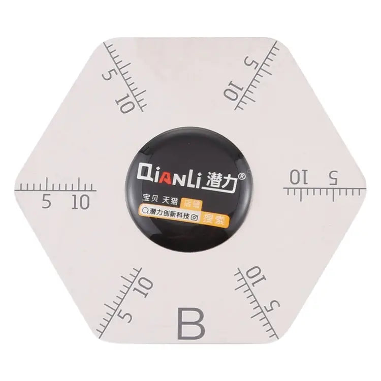 Qianli Hexagram Shape Pry Opening Tool With Scales - Hexagram