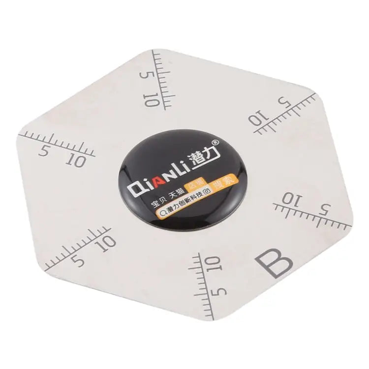 Qianli Hexagram Shape Pry Opening Tool With Scales - Hexagram