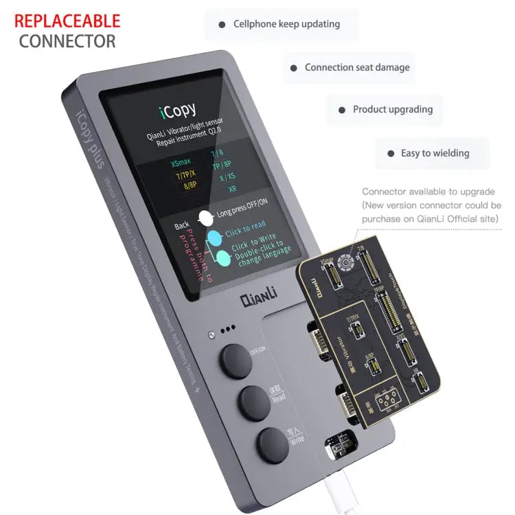 Qianli iCopy Plus 3 in 1 LCD Screen Original Color Repair Programmer For iPhone - 3 in 1 For iPhone 6-12 Series