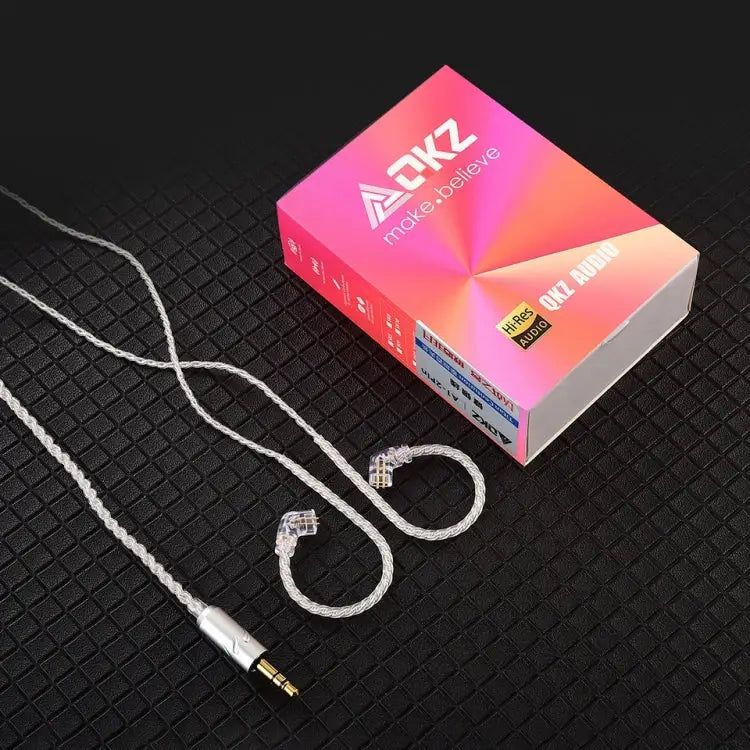 QKZ A1 Four-strand Silver-plated Wired Earphone - Apple Accessories